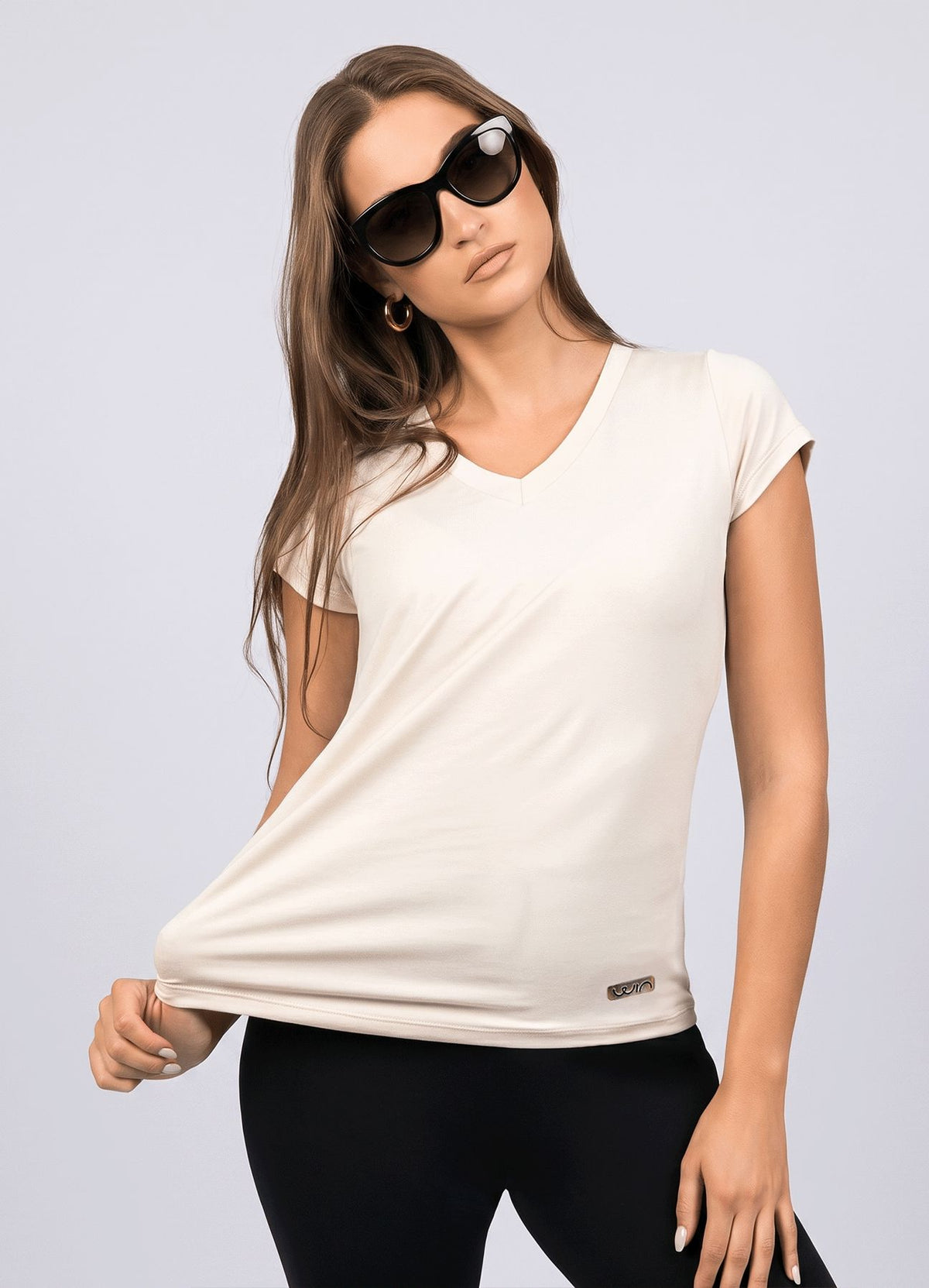 T-SHIRT BASIC ULTRA - HUESO T-SHIRTS WIN ROPA DEPORTIVA HUESO S 