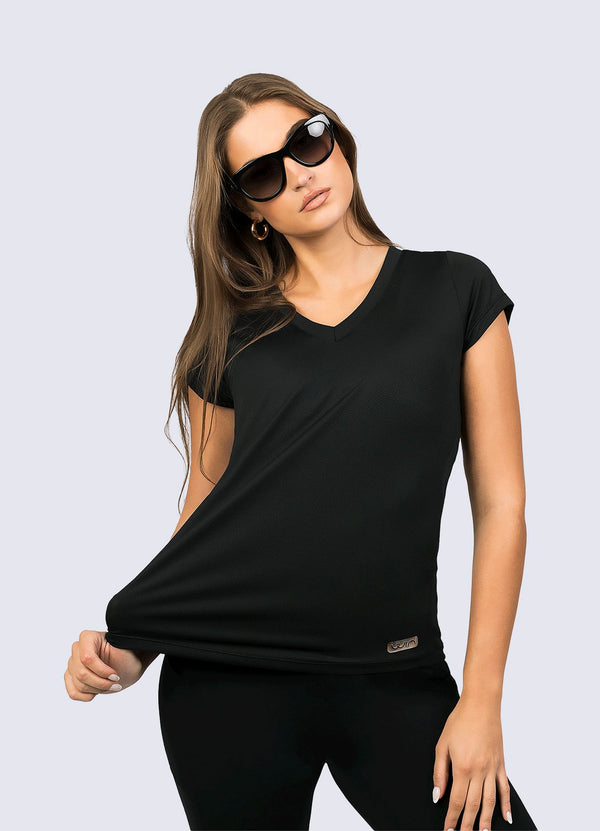 T-SHIRT BASIC ULTRA - NEGRO T-SHIRT WIN ROPA DEPORTIVA 