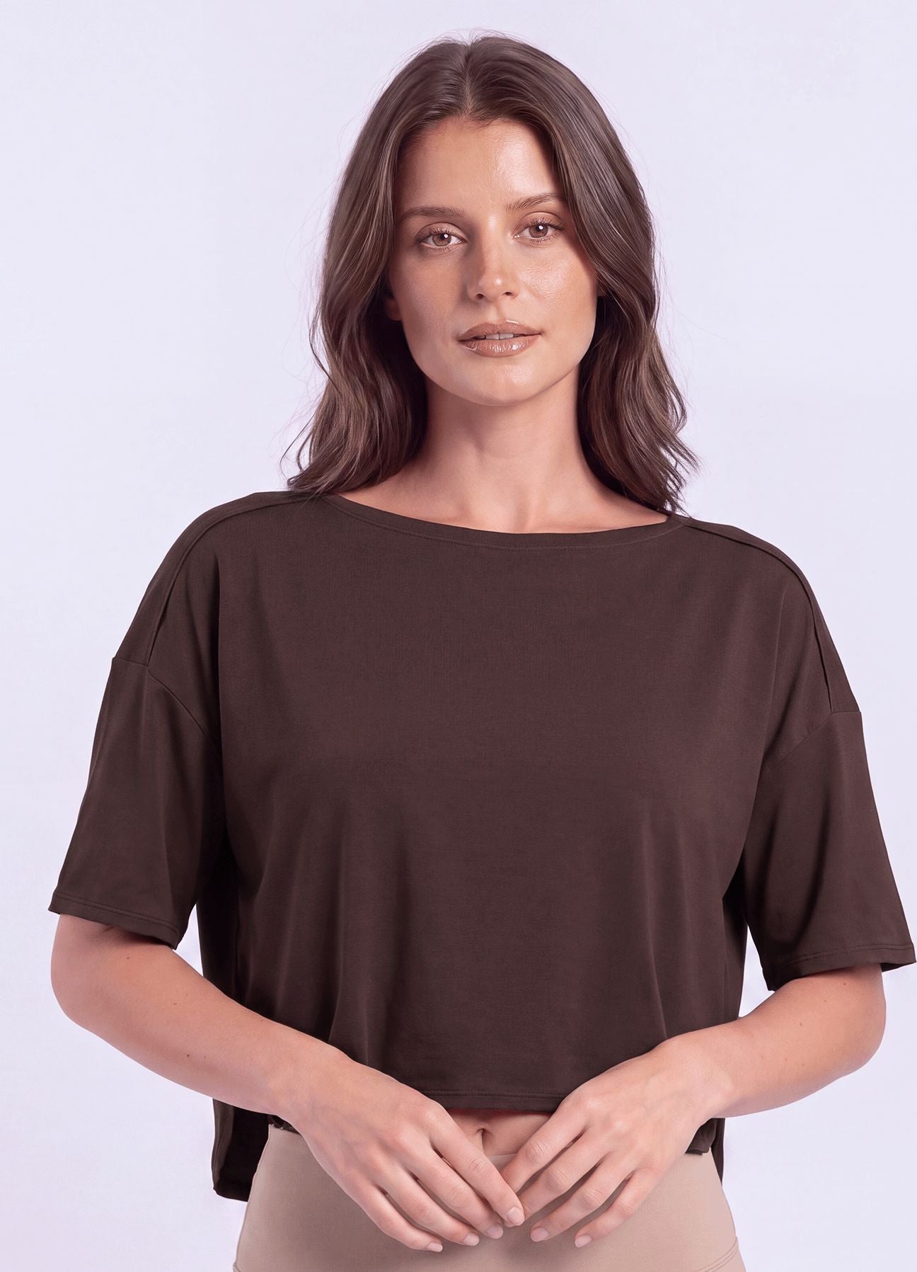 T-SHIRT PULSE - MARRON OSCURO T-SHIRTS WIN ROPA DEPORTIVA 
