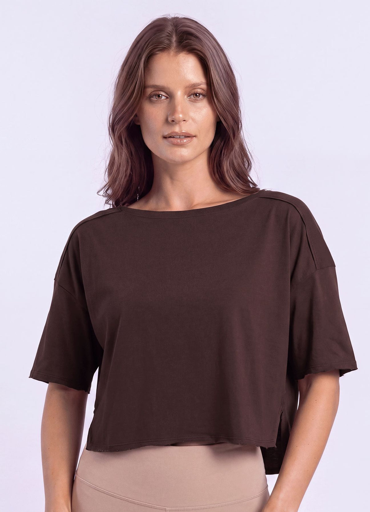 T-SHIRT PULSE - MARRON OSCURO T-SHIRTS WIN ROPA DEPORTIVA S MARRON OSCURO 