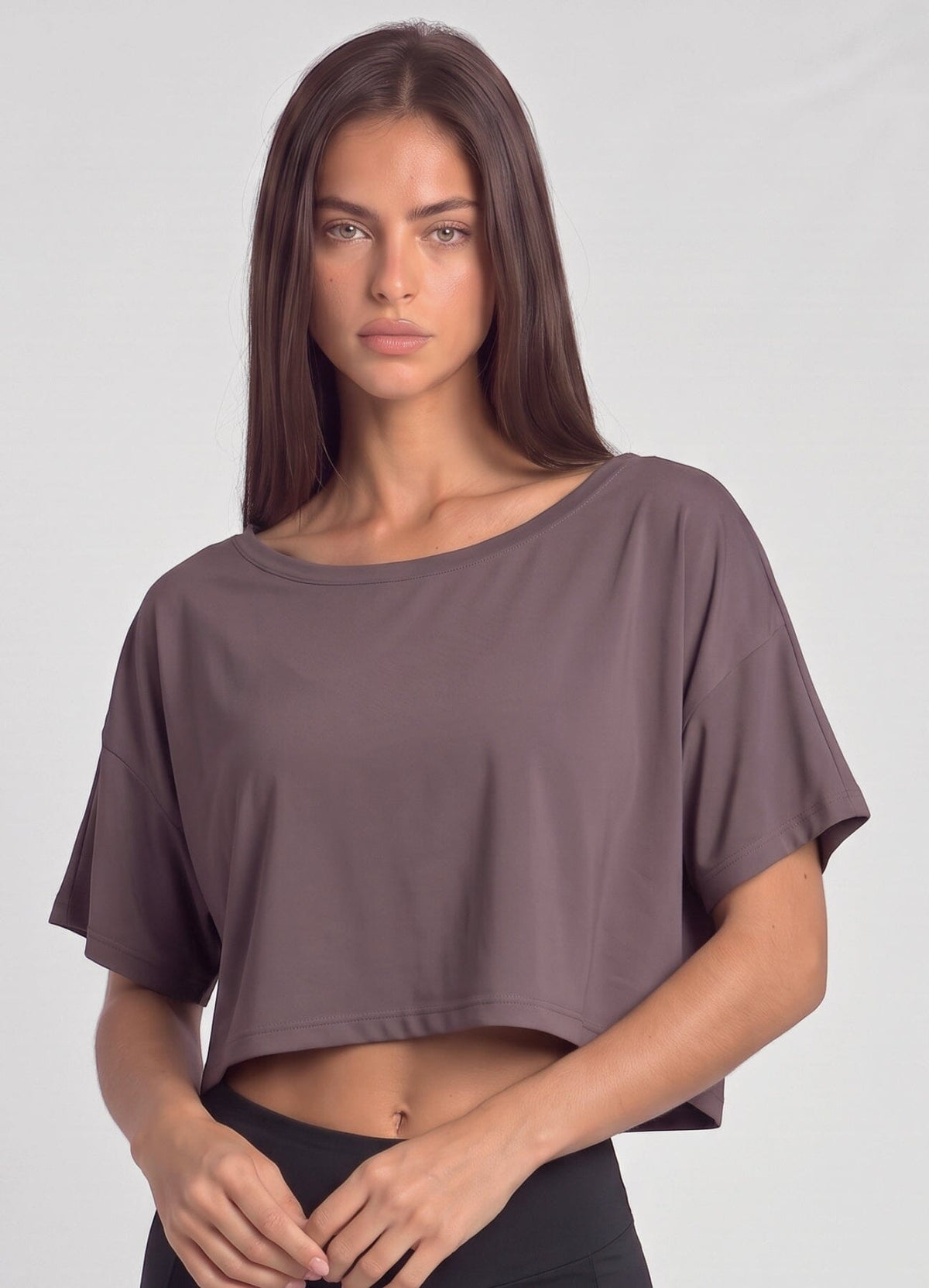 T-SHIRT SOFT SLOW - MARRON HUMO T-SHIRTS WIN ROPA DEPORTIVA 