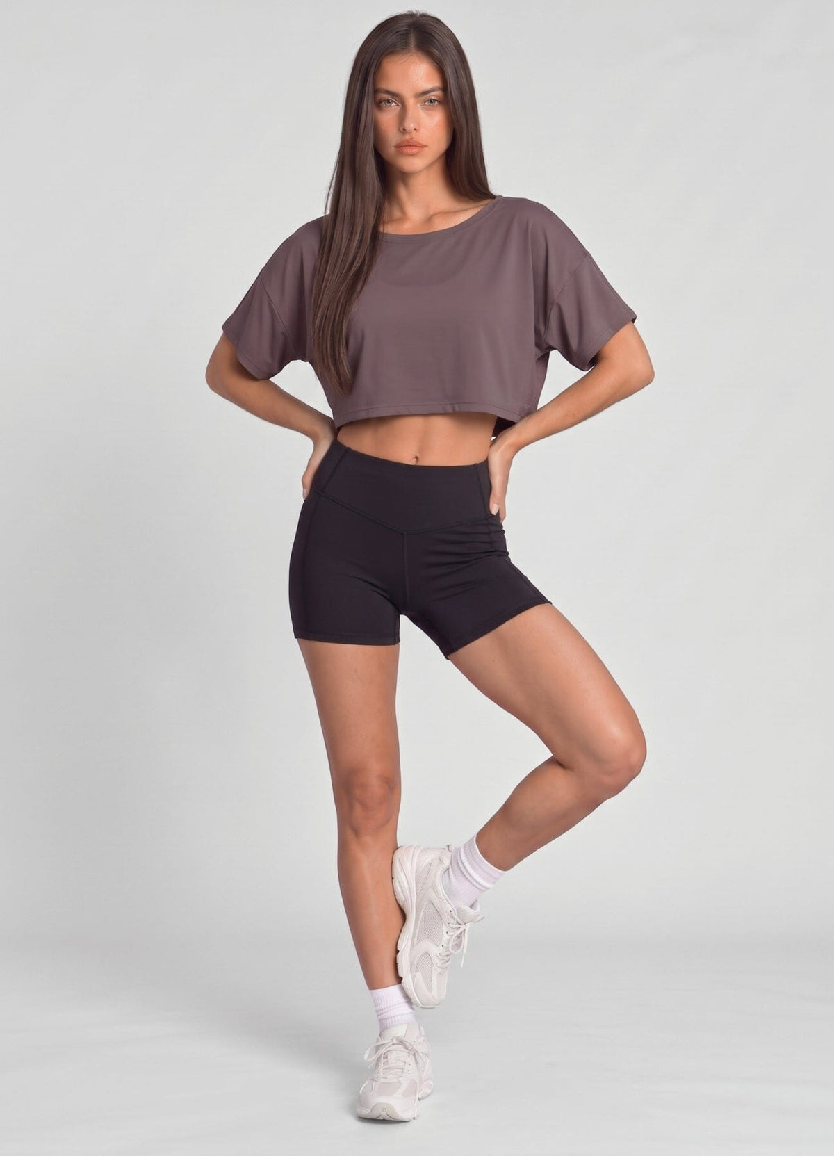 T-SHIRT SOFT SLOW - MARRON HUMO T-SHIRTS WIN ROPA DEPORTIVA S MARRON HUMO 