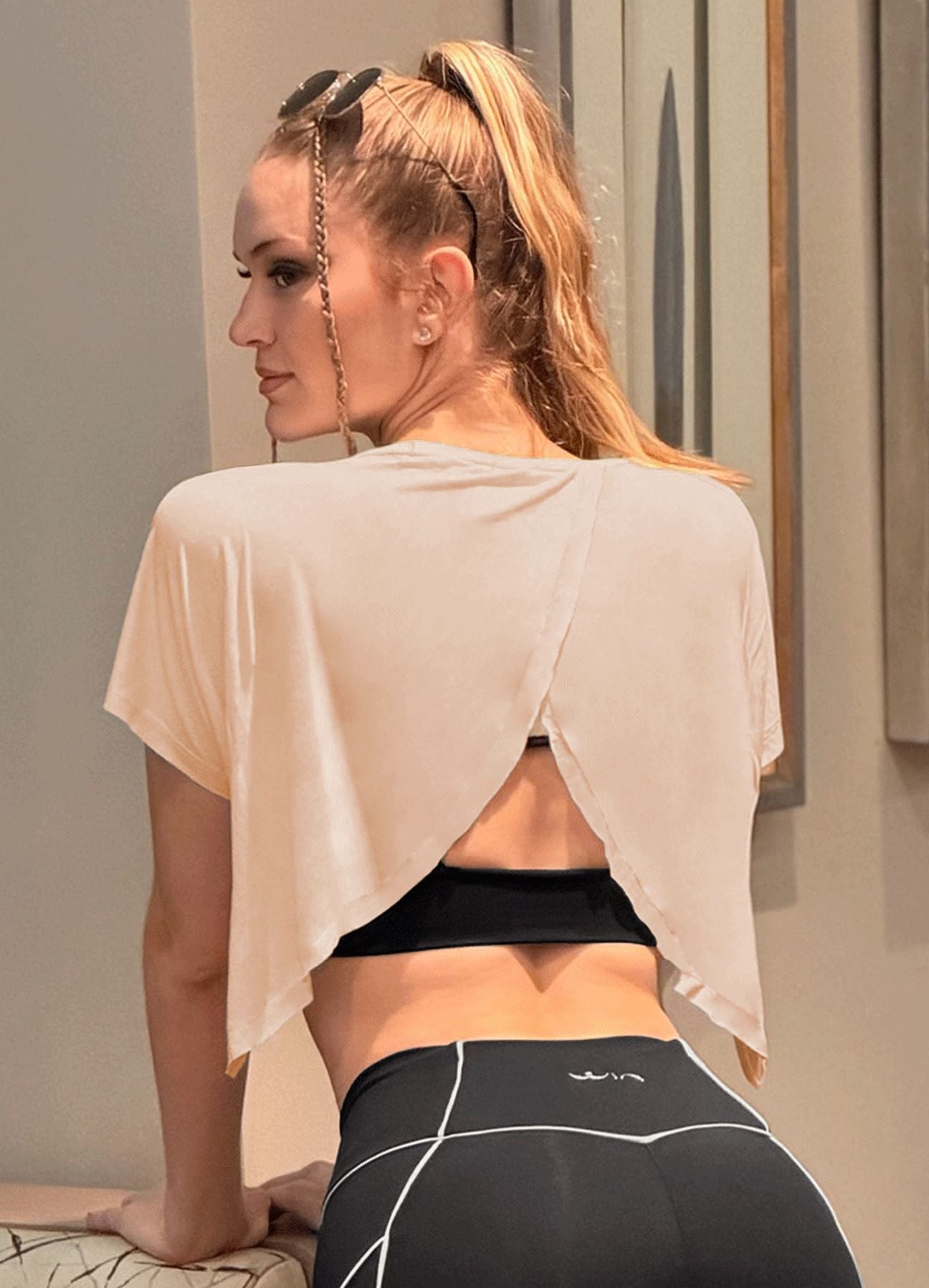 T-SHIRT SPORTY - BEIGE T-SHIRT WIN ROPA DEPORTIVA S beige 