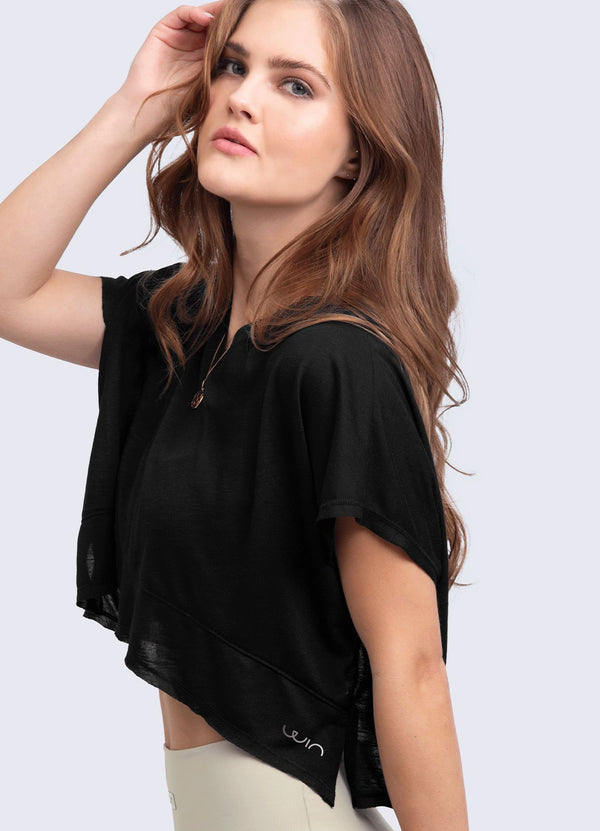T-SHIRT SPORTY - NEGRO T-SHIRT WIN ROPA DEPORTIVA 