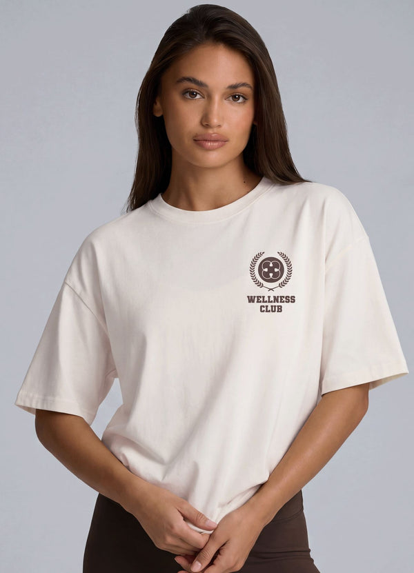 T-SHIRT WELLNESS CLUB-HUESO T-SHIRTS WINropadeportiva S Hueso 
