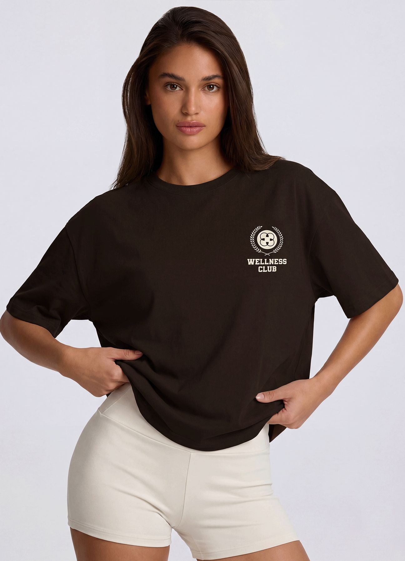 T-SHIRT WELLNESS CLUB-MARRON OSCURO T-SHIRTS WINropadeportiva S MARRON OSCURO 