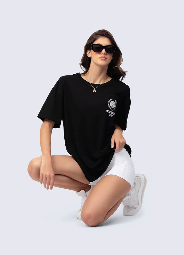 T SHIRT WELLNESS CLUB-Negro T-SHIRTS WINropadeportiva 