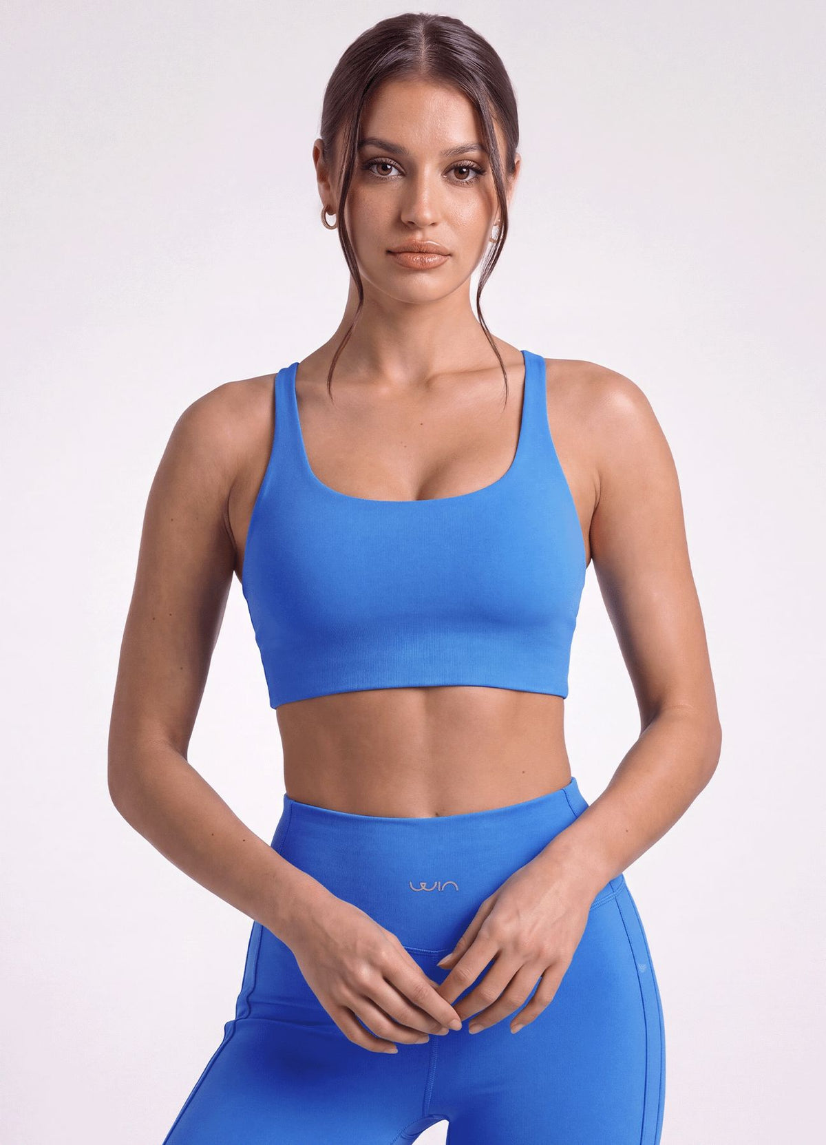 TOP EMANA AURA - CELESTE ANIL TOPS WIN ROPA DEPORTIVA 