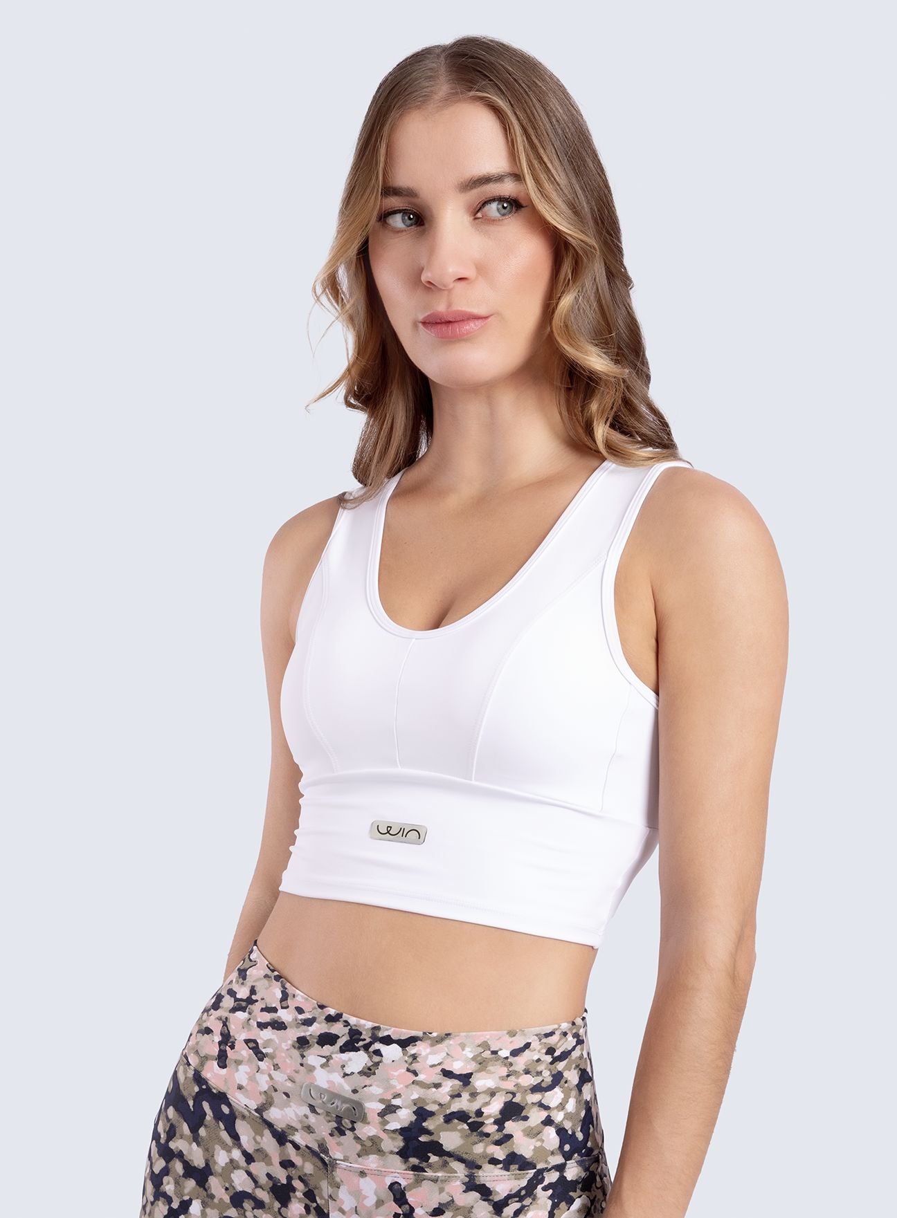 TOP EMANA BEAT - BLANCO TOPS WIN ROPA DEPORTIVA 