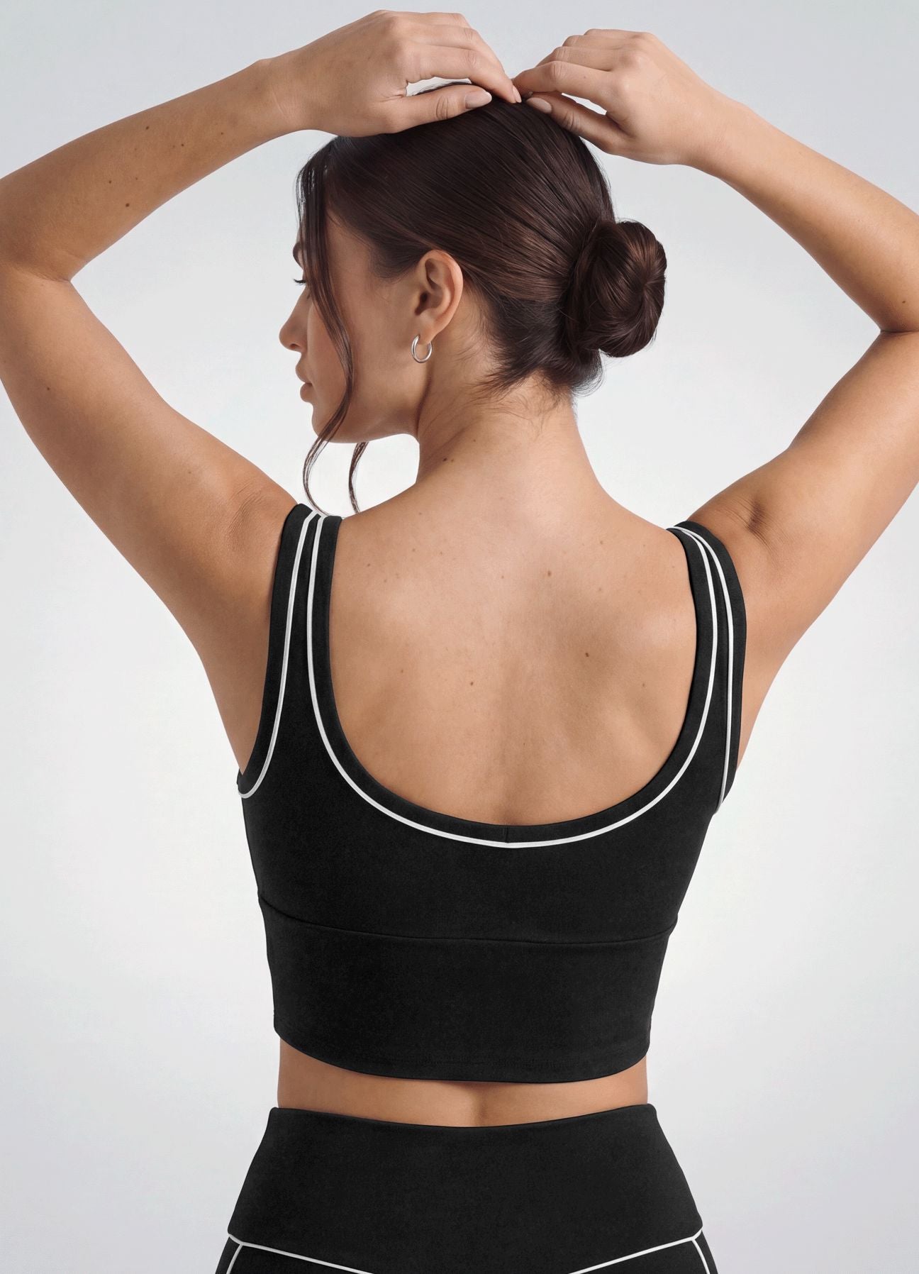 TOP EMANA COMPACT - NEGRO TOPS WIN ROPA DEPORTIVA 