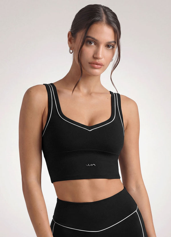 TOP EMANA COMPACT - NEGRO TOPS WIN ROPA DEPORTIVA NEGRO S 