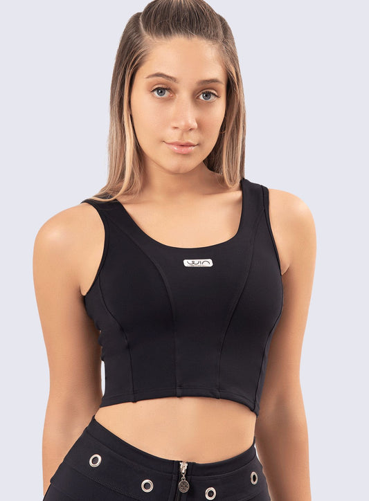 TOP EMANA CORSET-NEGRO TOPS WIN ROPA DEPORTIVA S NEGRO 