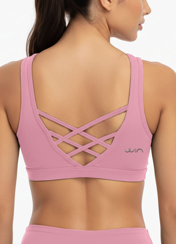 TOP EMANA CUT PERFECT - ROSADO TOPS WIN ROPA DEPORTIVA 