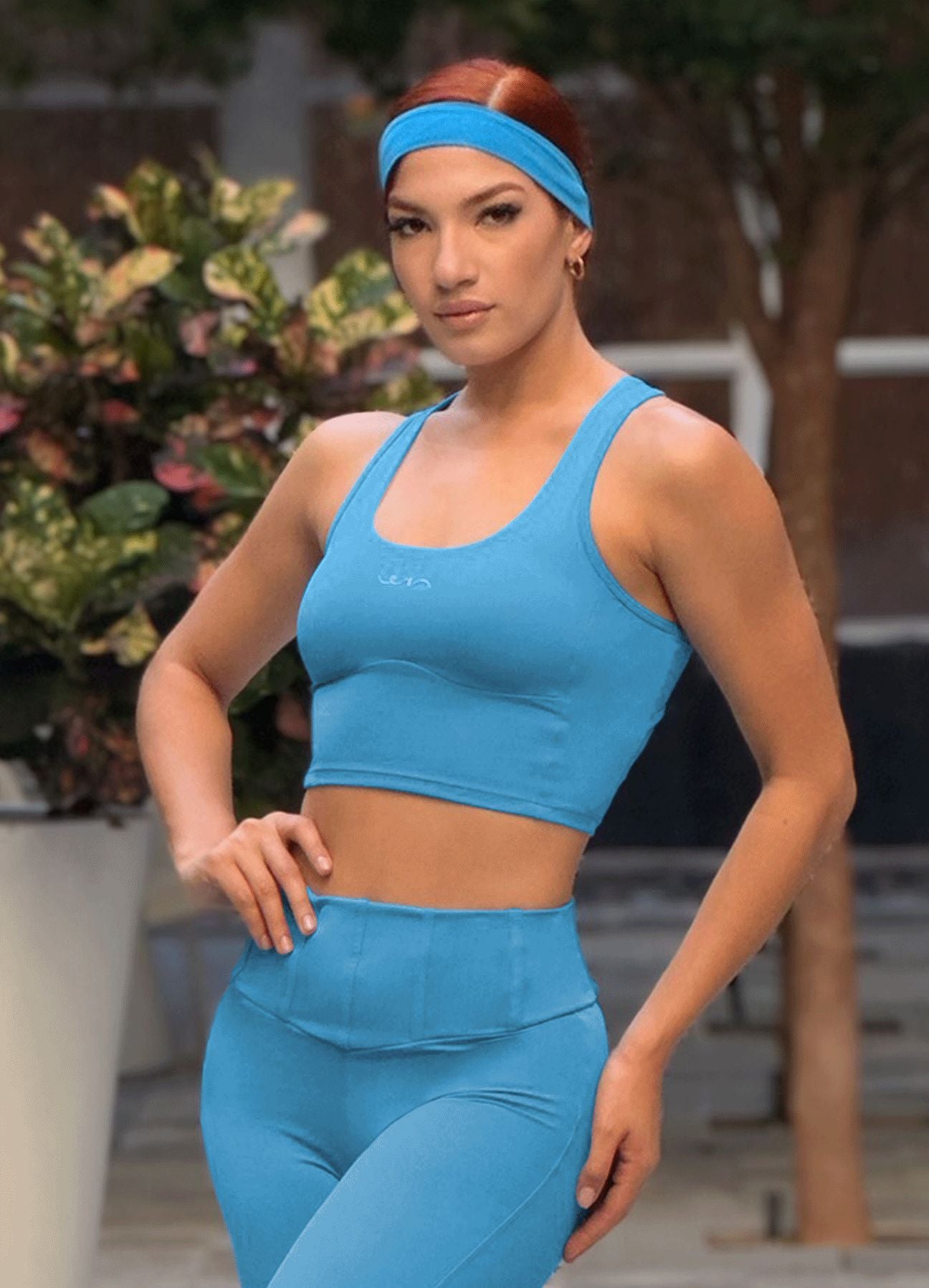 TOP EMANA PLAY - TURQUEZA WIN ROPA DEPORTIVA turqueza S 