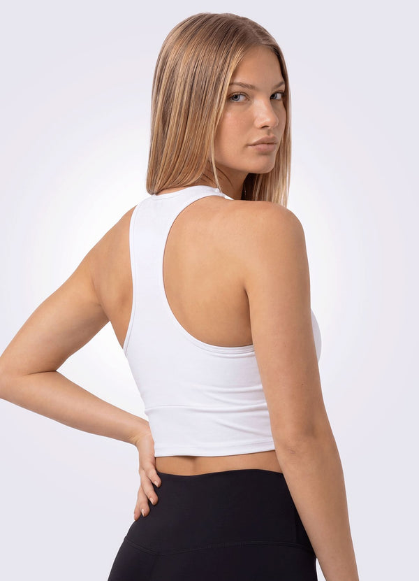 TOP EMANA POWER SCRUNCH - BLANCO TOPS WIN ROPA DEPORTIVA 