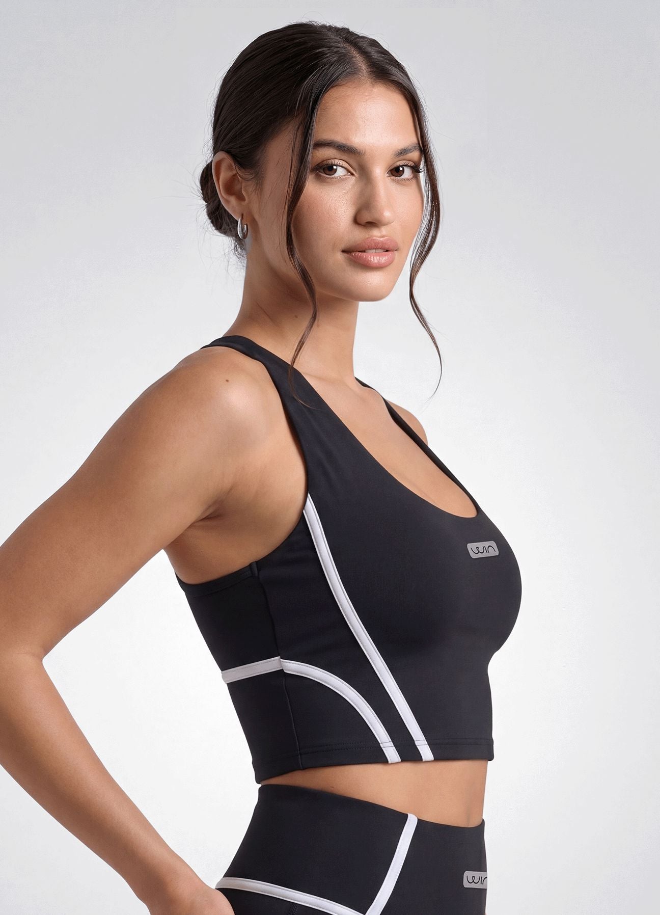 TOP EMANA PULSE - NEGRO TOPS WIN ROPA DEPORTIVA NEGRO S 
