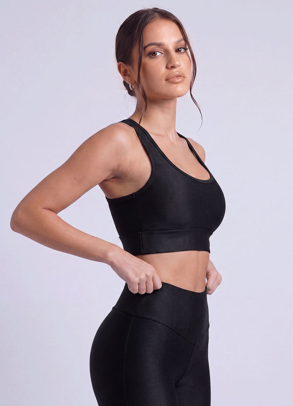 TOP EMANA RADIANCE - NEGRO TOPS WIN ROPA DEPORTIVA NEGRO S 