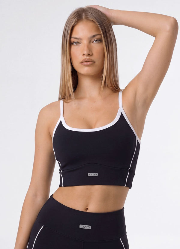 TOP EMANA RECOVER - NEGRO TOPS WIN ROPA DEPORTIVA 