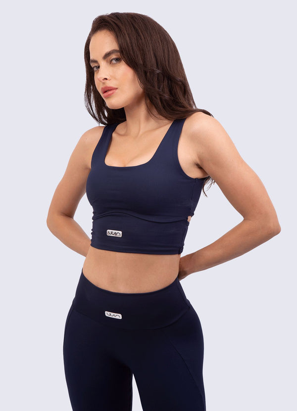 TOP EMANA SCULPT-AZUL MARINO TOPS WIN ROPA DEPORTIVA S AZUL MARINO 