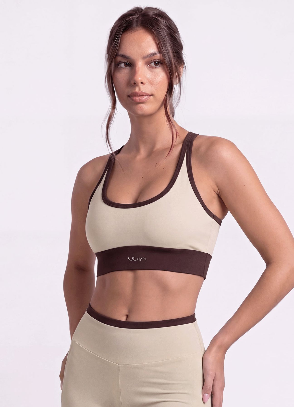 TOP EMANA SENSE - BEIGE TOPS WIN ROPA DEPORTIVA 
