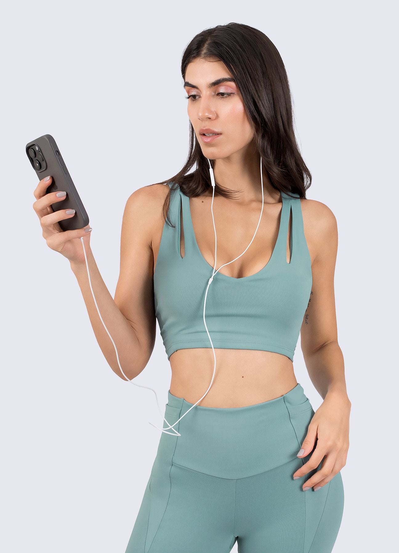 TOP EMANA SHAPE - AQUA TEMPO TOPS WIN ROPA DEPORTIVA 