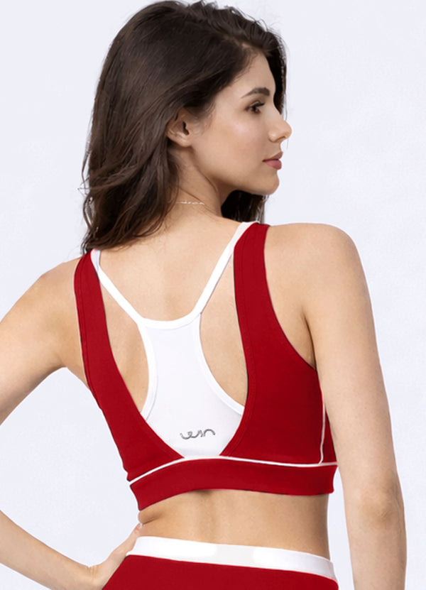 TOP EMANA SILHOUETTE - ROJO TOPS WIN ROPA DEPORTIVA 