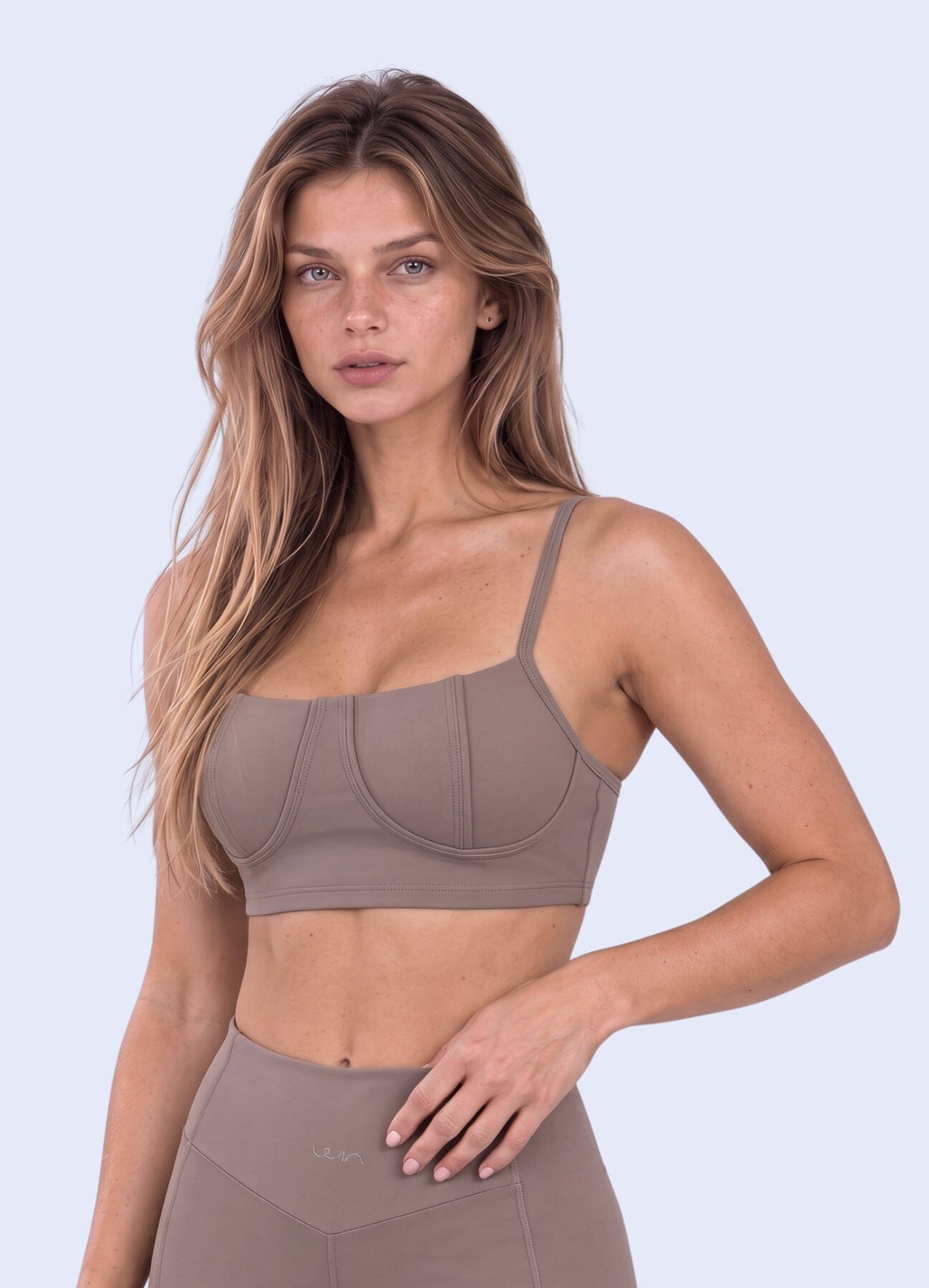 TOP EMANA SLOW - MARRON ALAMO TOPS WIN ROPA DEPORTIVA MARRON ALAMO S 