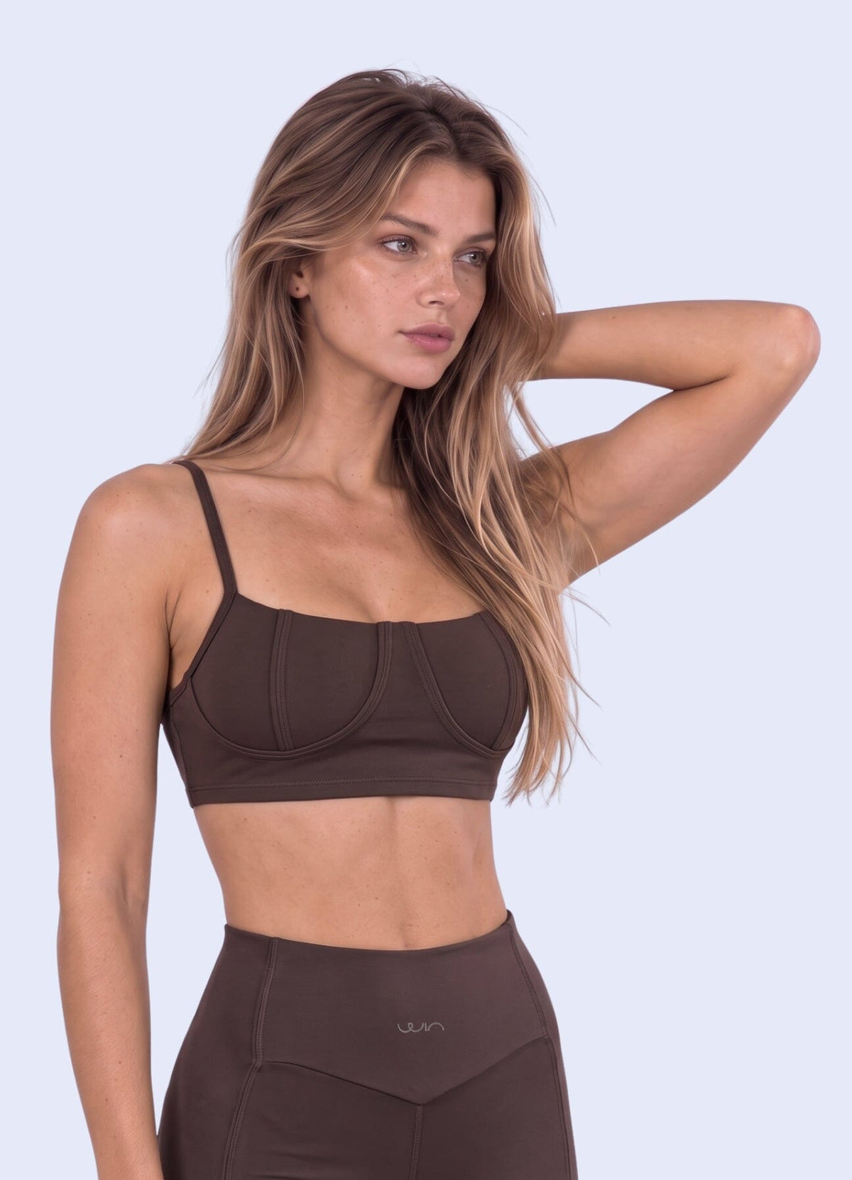 TOP EMANA SLOW - MARRON OSCURO TOPS WIN ROPA DEPORTIVA MARRON OSCURO S 