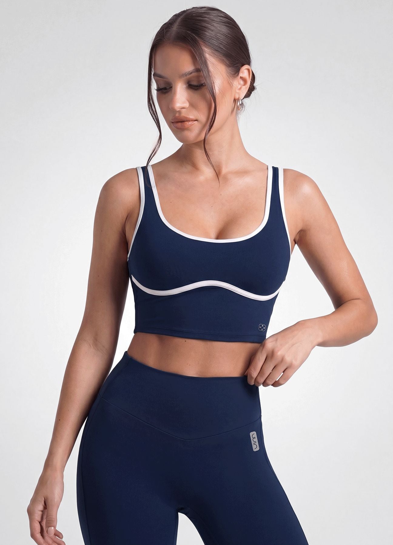 TOP EMANA STUDIO - AZUL MARINO TOPS WIN ROPA DEPORTIVA 