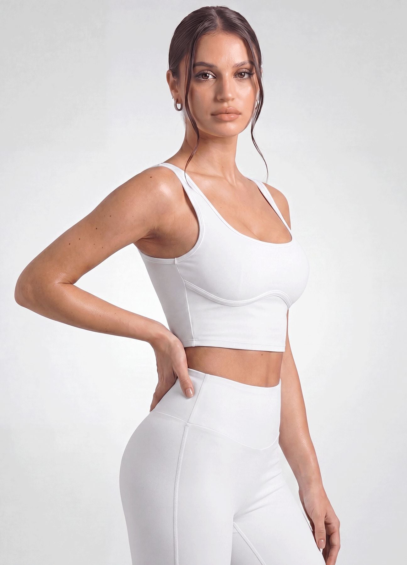 TOP EMANA STUDIO - BLANCO TOPS WIN ROPA DEPORTIVA 