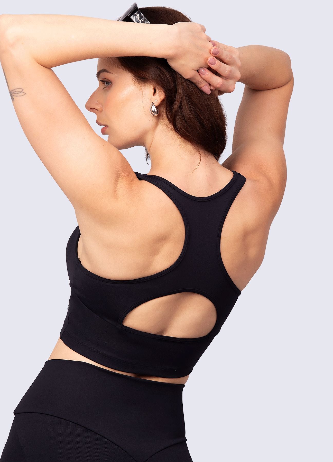 TOP EMANA ULTRA - NEGRO TOPS WIN ROPA DEPORTIVA 
