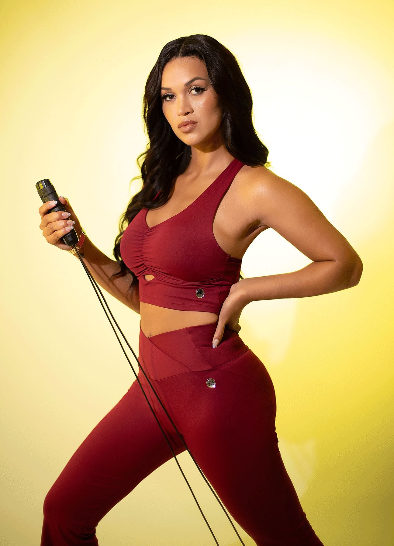 TOP EMANA ULTRA - ROJO OSCURO TOPS WIN ROPA DEPORTIVA S ROJO OSCURO 