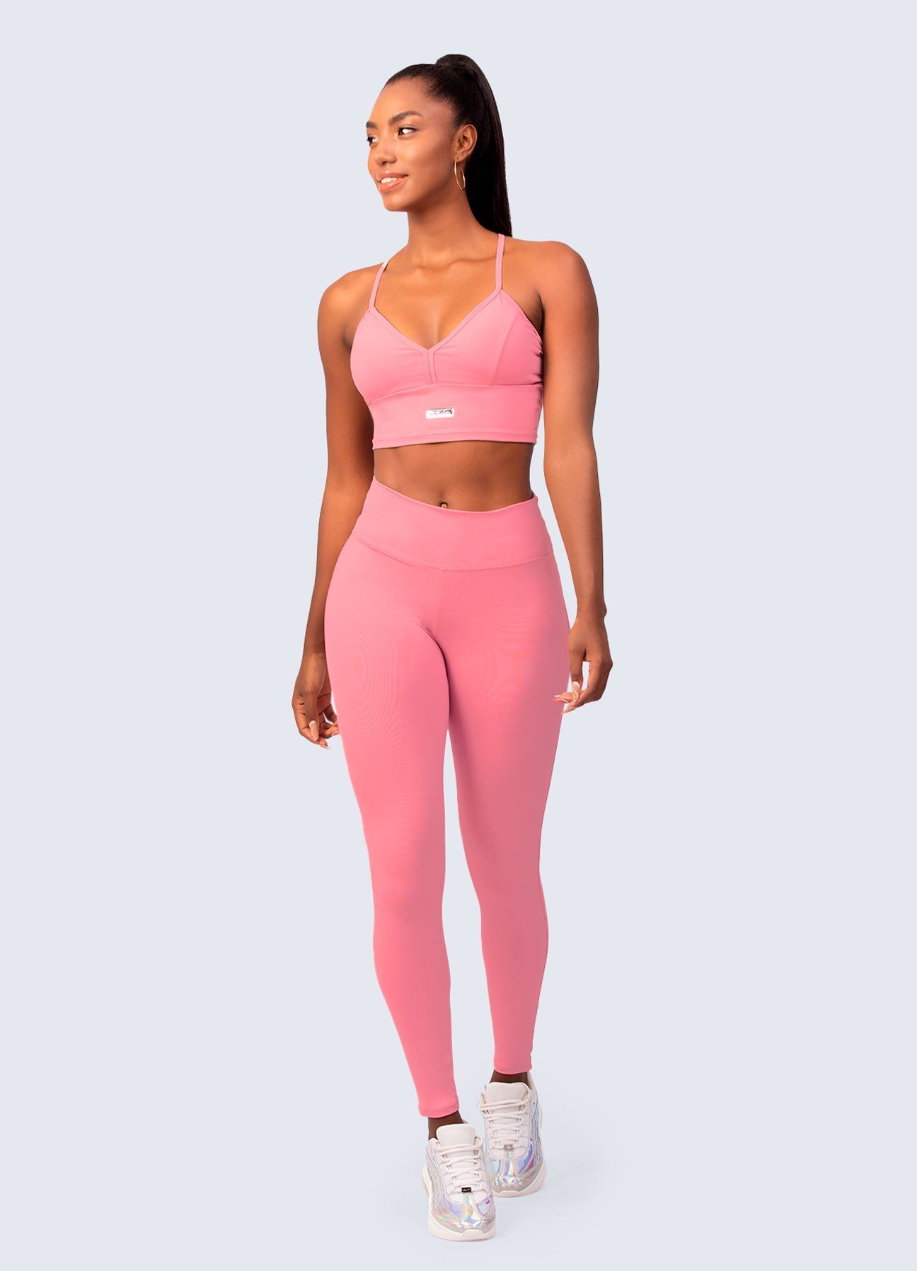 TOP EMANA V NECK-ROSA CHICLE TOPS WIN ROPA DEPORTIVA 