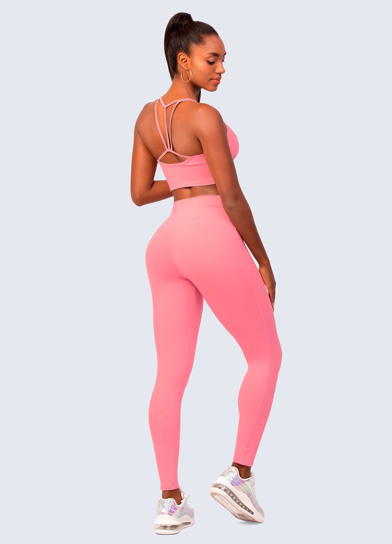 TOP EMANA V NECK-ROSA CHICLE TOPS WIN ROPA DEPORTIVA 