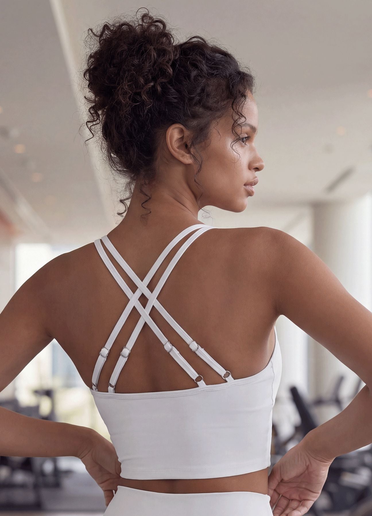 TOP EMANA V SCULPT - BLANCO TOPS WIN ROPA DEPORTIVA 