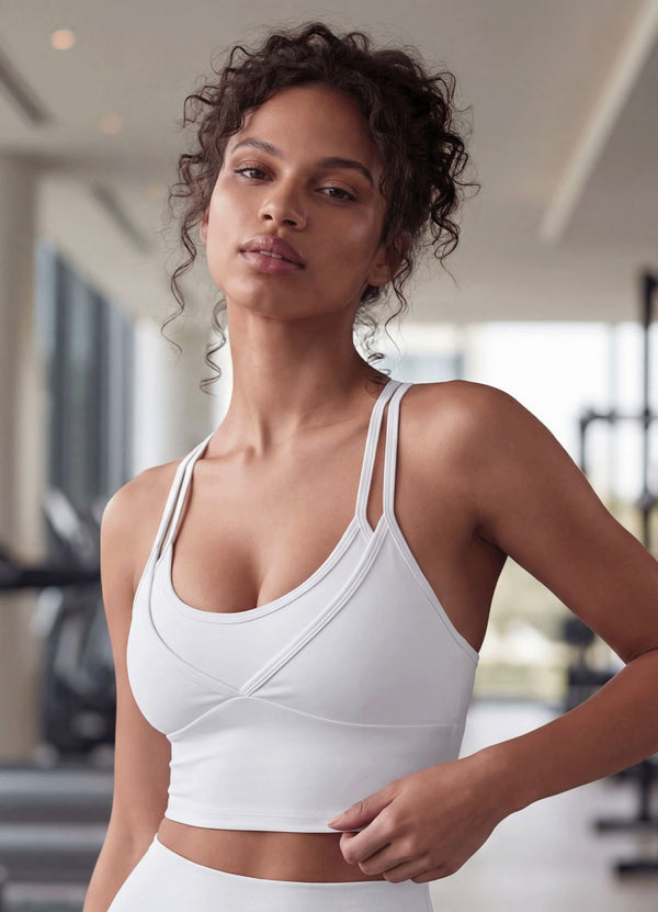 TOP EMANA V SCULPT - BLANCO TOPS WIN ROPA DEPORTIVA 