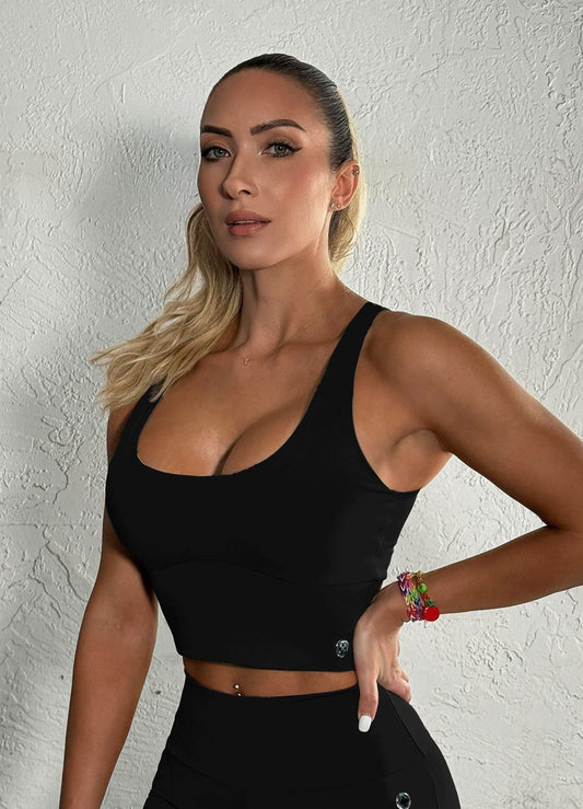 TOP FLEX MOVEMENT - NEGRO WIN ROPA DEPORTIVA negro S 