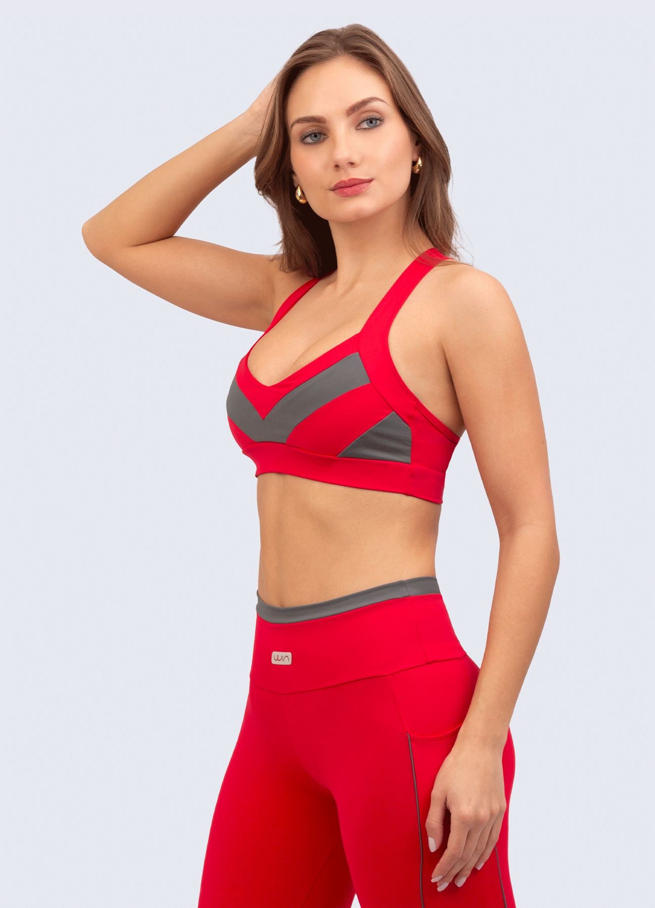 TOP NEVER STOPS-ROJO TOPS WIN ROPA DEPORTIVA 