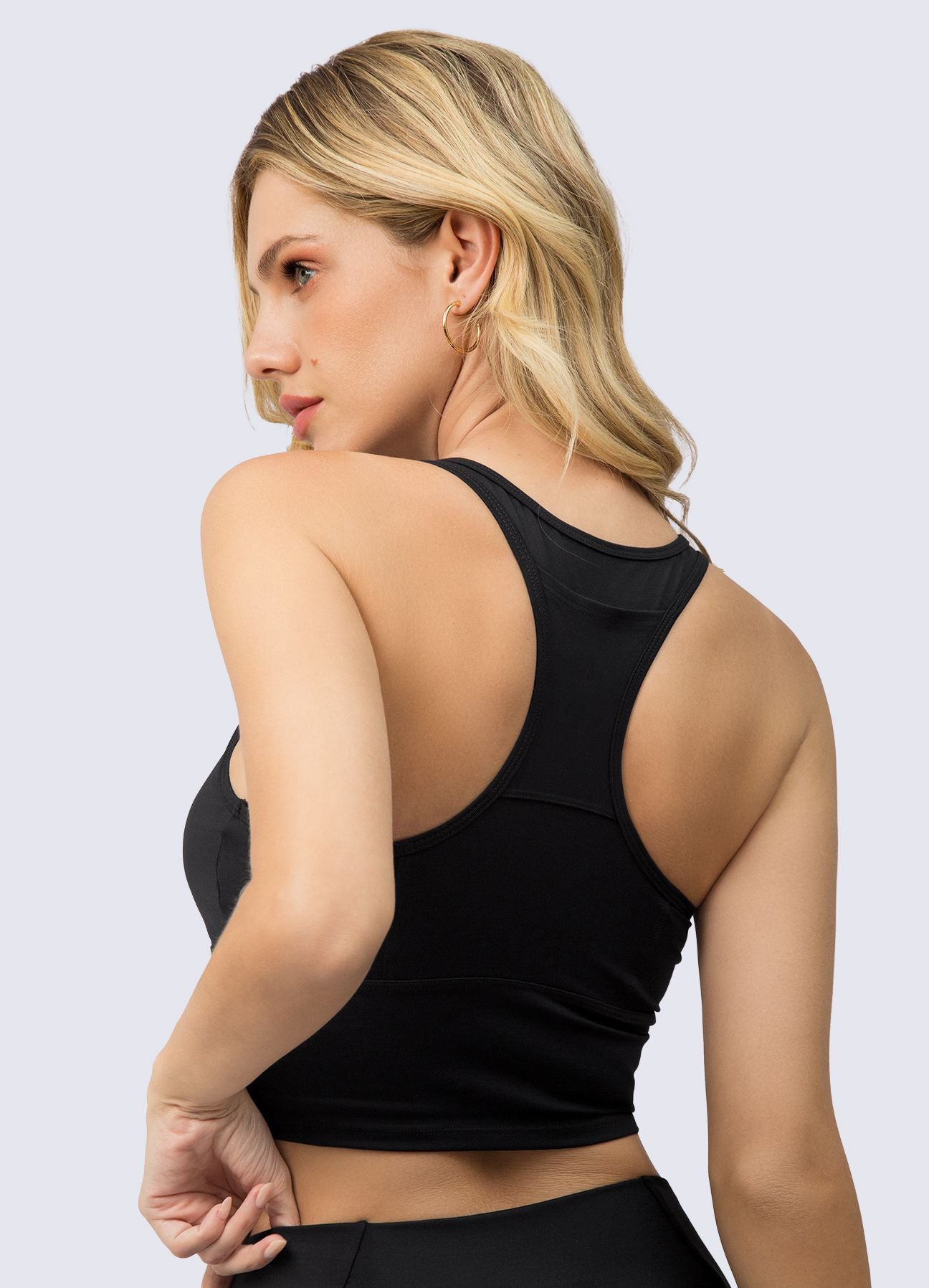 Tops Cortos Negros | Tops Cortos Para Mujer | WIN ROPA DEPORTIVA
