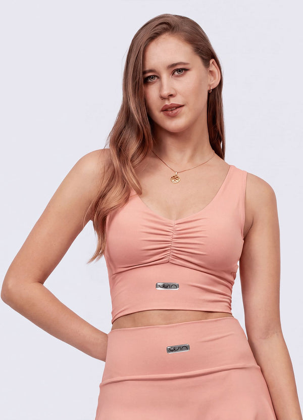 TOP SCRUNCH FRONT - ROSA TOPS WIN ROPA DEPORTIVA S/M 