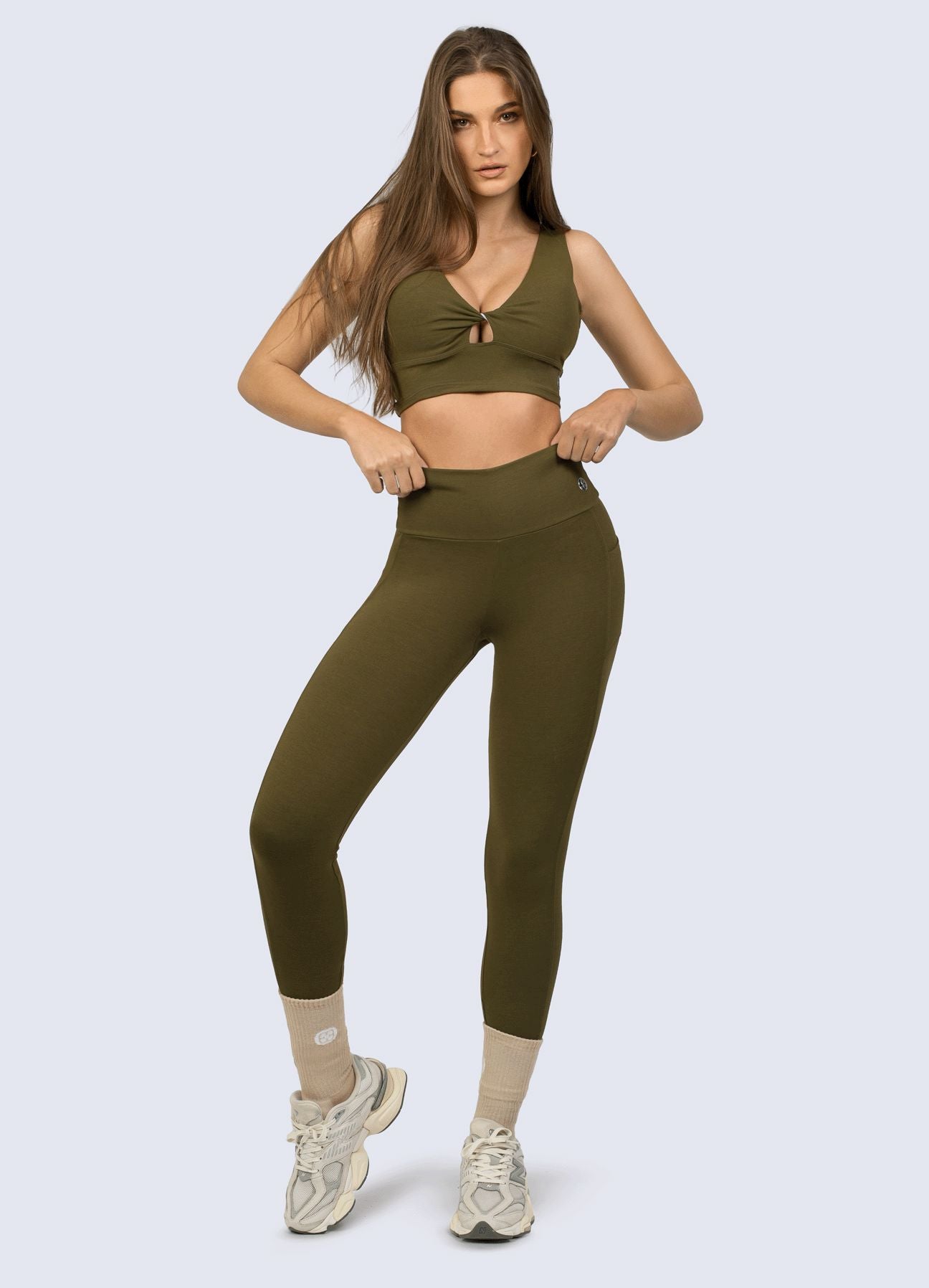 TOP SUPLEX CONTROL - VERDE OLIVO TOPS WIN ROPA DEPORTIVA 