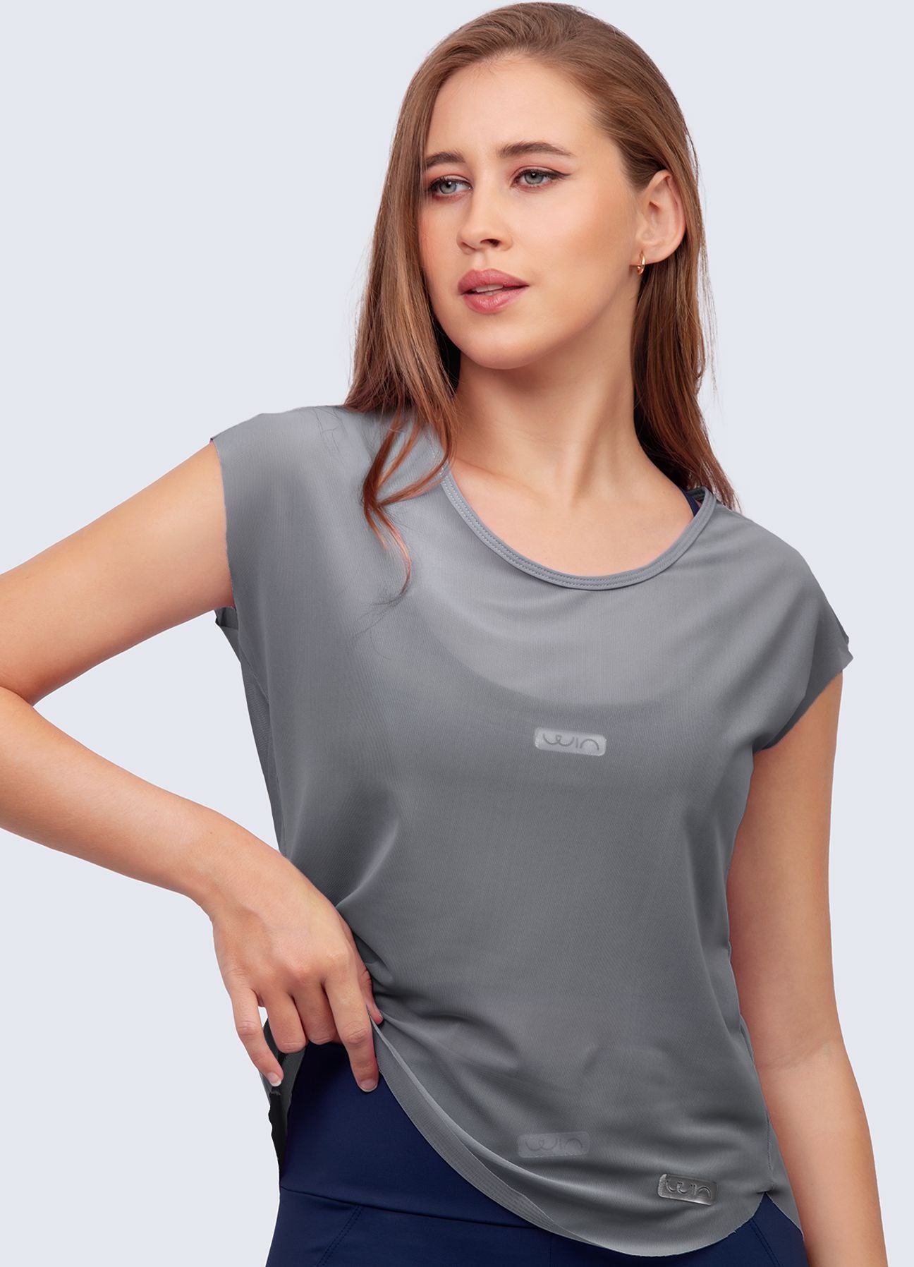 TSHIRT MESH-GRIS TSHIRTS WIN ROPA DEPORTIVA 