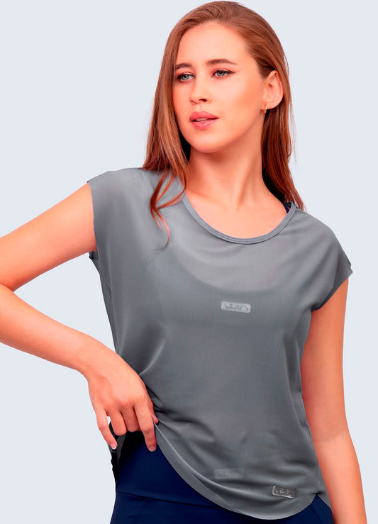 TSHIRT MESH-GRIS WIN ROPA DEPORTIVA STANDARD GRIS 