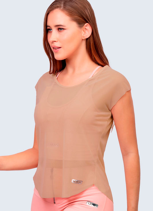 TSHIRT MESH-MOCCA WIN ROPA DEPORTIVA STANDARD MOCCA 