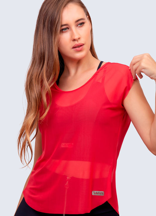 TSHIRT MESH-ROJO WIN ROPA DEPORTIVA STANDARD ROJO 