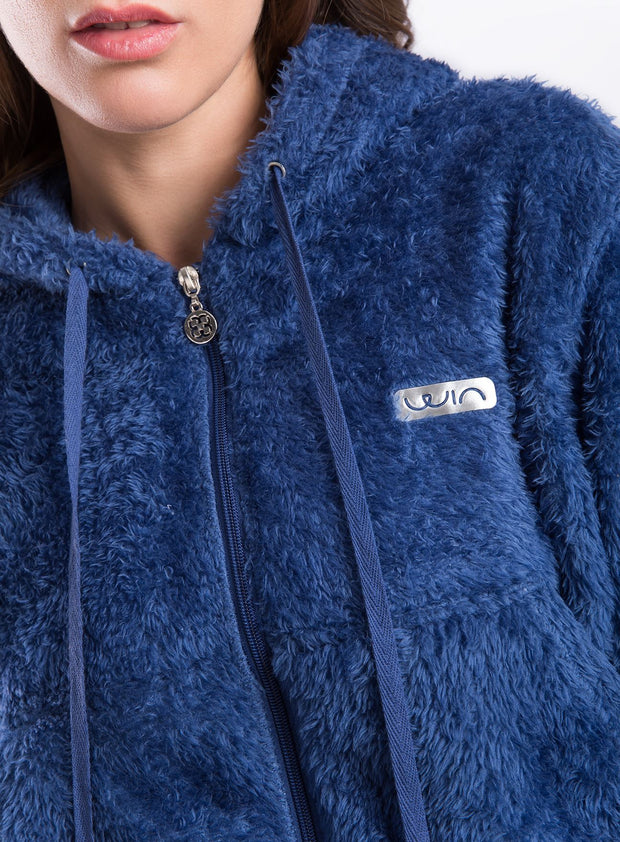 Casaca Peluche Ultra - Azul Acero CASACA WINropadeportiva 