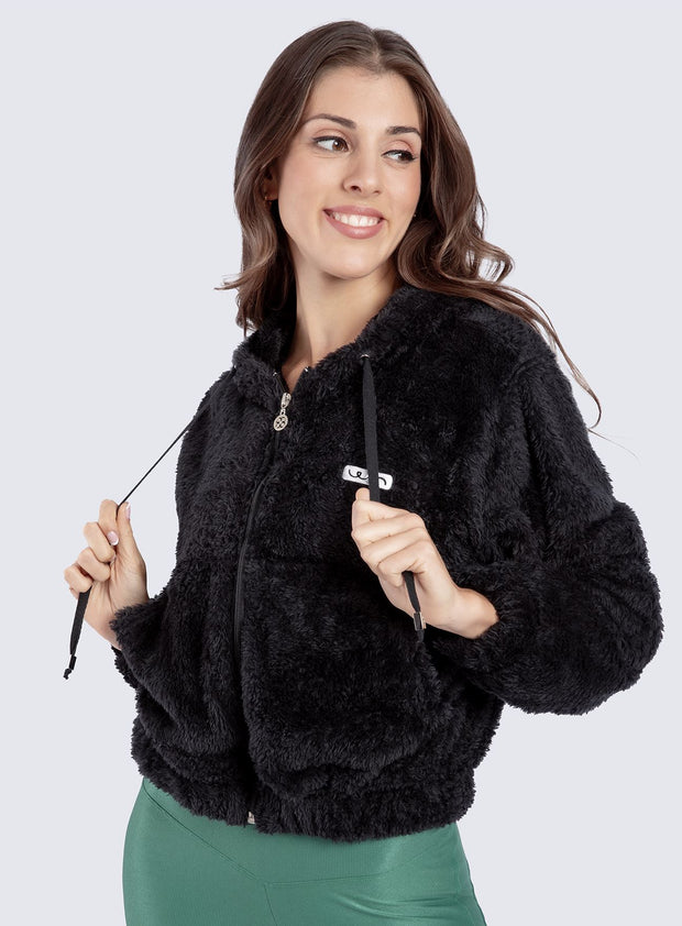 Casaca Peluche Ultra - Negro CASACA WINropadeportiva 