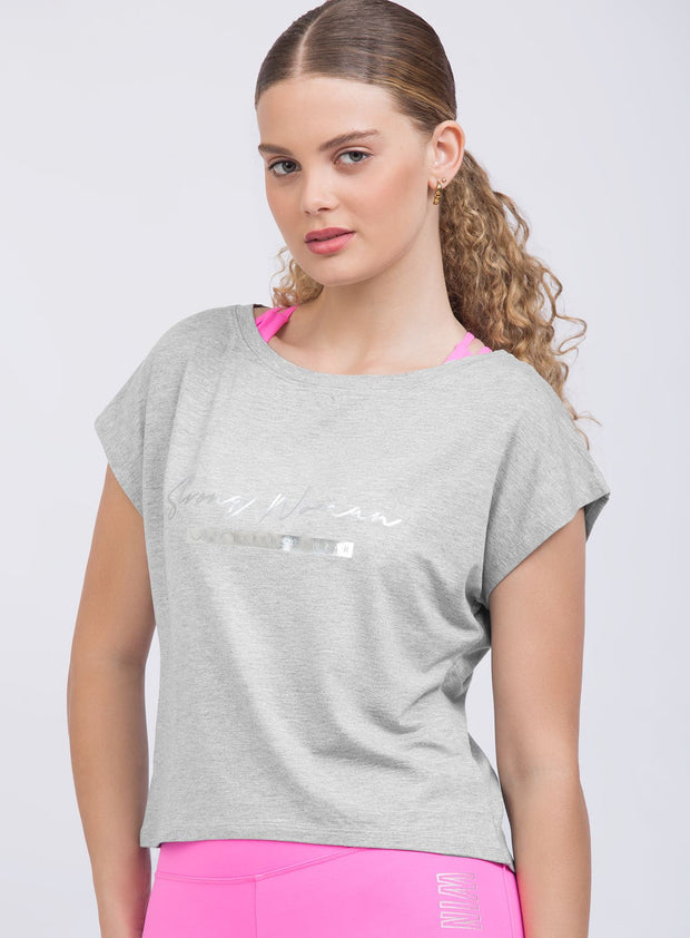 T-shirt Strong Woman - Melange POLOS WINropadeportiva 