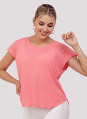T-shirt Sweet Delicata - Coral POLOS WINropadeportiva 