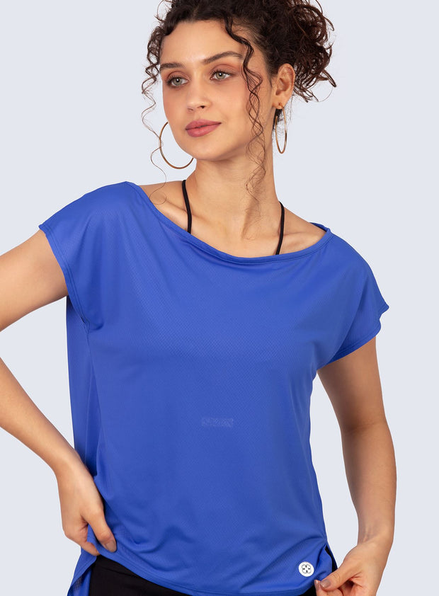 T-Shirt Ultra Delicata V - Azul eléctrico T-SHIRTS WIN Standard 